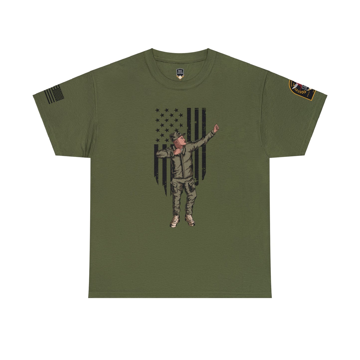 Iota Classic Military Tee (Marine Corps Veteran)