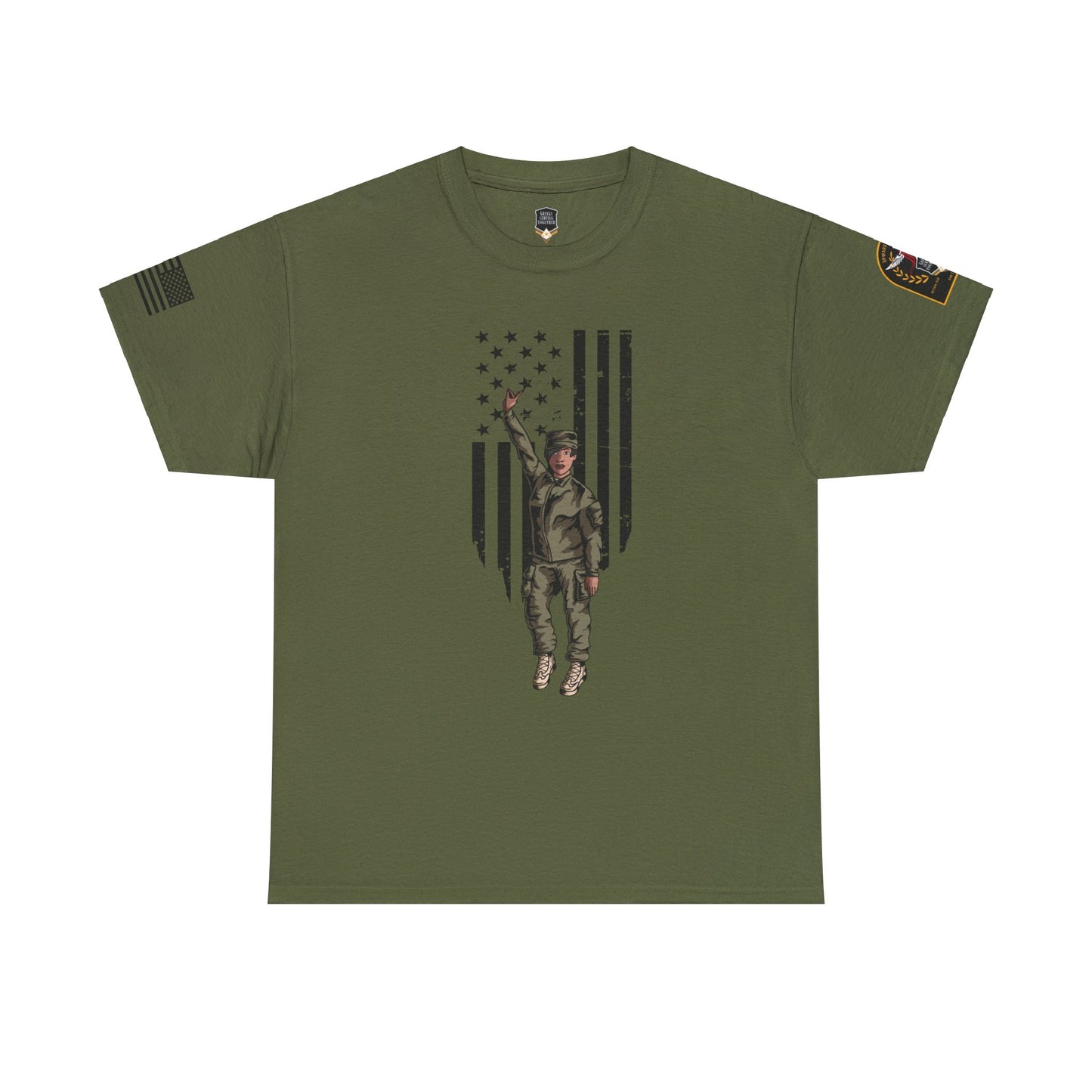 Zeta Classic Military Tee (Coast Guard Veteran)